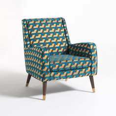 Кресло y (laredoute) синий 68x81x78 см.
