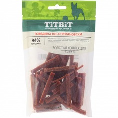 Лакомство для собак TITBIT Говядина по-строгановски Золотая коллекция 80 г