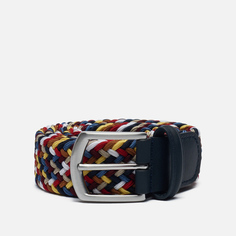 Ремень Andersons Classic Multi Colour Elastic Woven, цвет комбинированный, размер 100 Anderson's