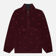 Мужская куртка анорак Bronze 56K All Over Embroidered, цвет бордовый