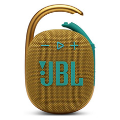 Портативная колонка JBL Clip 4, 5Вт, желтый [jblclip4yel]
