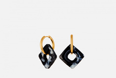 Серьги в виде ромба Recycle.Object
