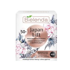 крем для лица против морщин 50+ ночной JAPAN LIFT Bielenda