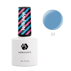 ADRICOCO, Гель-лак Lollipop №01, Тутти-Фрутти