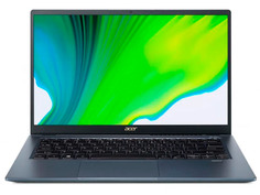 Ноутбук Acer Swift 3X Blue SF314-510G-77P5 NX.A0YER.002 (Intel Core i7 1165G7 2.8 GHz/16384Mb/2Tb SSD/Intel Iris Xe Max 4096Mb/Wi-Fi/Bluetooth/Cam/14/1920x1080/no OS)