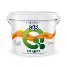 Краска водоэмульсионная Formula Q8 фасадная, 5 кг