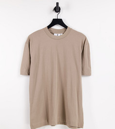 Светло-коричневая футболка из органического хлопка COLLUSION-Коричневый цвет