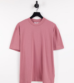 Розовая футболка из органического хлопка COLLUSION-Розовый цвет