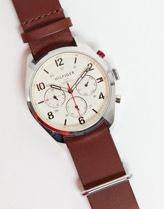 Часы с коричневым ремешком Tommy Hilfiger Corbin-Коричневый цвет