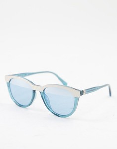 Голубые солнцезащитные очки Calvin Klein Jeans-Голубой
