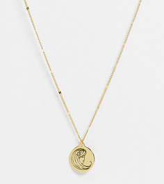 Золотистое ожерелье с подвеской со знаком Девы и камнем-оберегом Kate Spade In The Stars-Золотистый