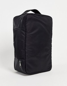 Черный нейлоновый несессер для обуви ASOS DESIGN-Черный цвет