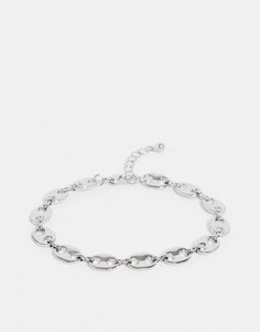 Серебристый браслет-цепочка с винтажным дизайном ASOS DESIGN