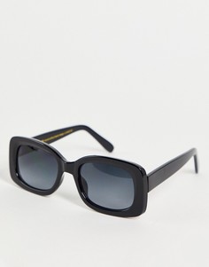 Черные квадратные солнцезащитные очки в стиле унисекс A.Kjaerbede Salo-Черный цвет