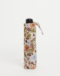 Зонт из переработанного материала с цветочным принтом Monki-Многоцветный