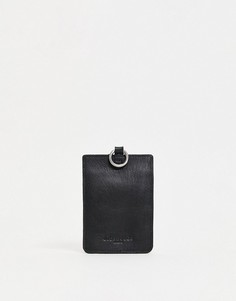 Кожаный кошелек для пластиковых карт Urbancode-Черный