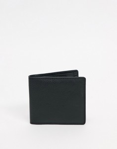 Кожаный бумажник Urbancode-Черный цвет
