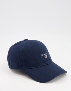 Темно-синяя кепка с маленьким логотипом Gant-Темно-синий
