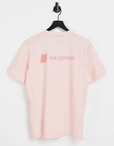 Розовая футболка с логотипом Berghaus Heritage-Розовый цвет