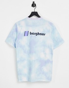 Фиолетовая футболка с принтом тай-дай и логотипом Berghaus Heritage-Фиолетовый цвет