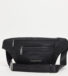 Черная сумка-кошелек на пояс Valentino Bags Exclusive Finn-Черный цвет