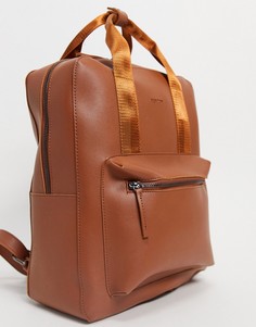 Рюкзак из искусственной кожи с ручкой сверху Fenton-Коричневый цвет