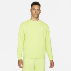 Мужской свитшот из ткани френч терри Nike Sportswear Club - Желтый