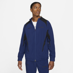 Мужская футбольная куртка из тканого материала Nike F.C. - Синий