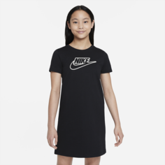 Платье-футболка для девочек школьного возраста Nike Sportswear - Черный