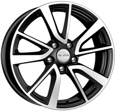 Колесный диск K-K Audi A4, КСr699, 7,0/R17, 5х112, ET46, d66,6 Diamond Black (68035)