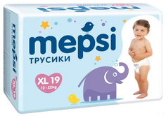 Подгузники-трусики MEPSI XL, 19 шт (0143)