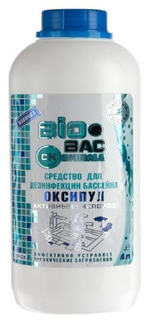 Средство для бассейна Биобак Оксипул: активный кислород, 1 л (BP-OX)