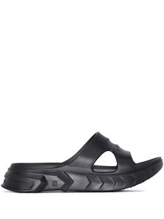 Givenchy однотонные шлепанцы