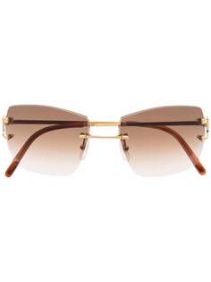 Cartier Eyewear солнцезащитные очки с градиентными линзами