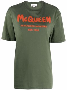 Alexander McQueen футболка с логотипом