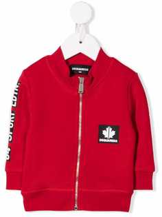 Dsquared2 Kids бомбер с логотипом Maple Leaf