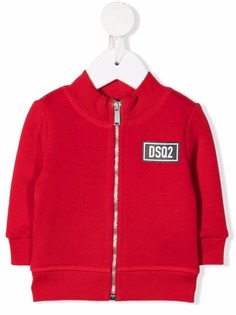 Dsquared2 Kids бомбер с нашивкой-логотипом