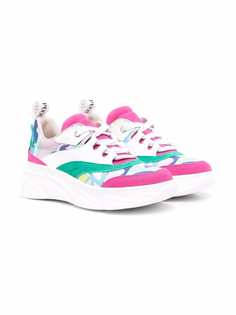 Emilio Pucci Junior кроссовки со вставками в стиле колор-блок