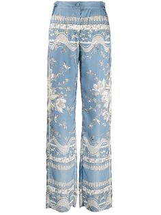 Emilio Pucci брюки с принтом Rugiada