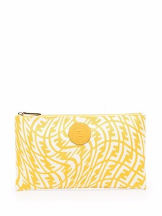 Fendi клатч с логотипом FF Fish Eye