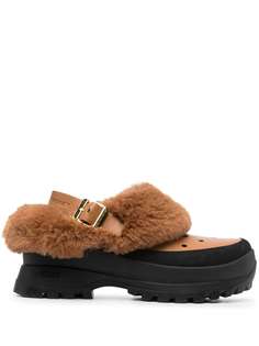 Stella McCartney мюли Trace с искусственным мехом