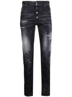 Dsquared2 джинсы кроя слим с эффектом потертости