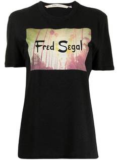 Fred Segal футболка с логотипом