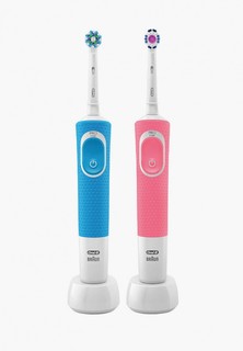 Комплект зубных щеток Oral B Vitality D190 DUO в подарочной упаковке, 2 шт.