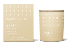 Свеча ароматическая lykke (skandinavisk) бежевый 7 см.
