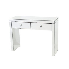 Дамский столик mauro (zmebel) серебристый 100x75x55 см.