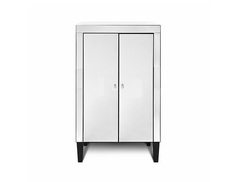 Платяной шкаф picotto (zmebel) серебристый 100x200x60 см.