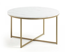 Журнальный столик sheffield (la forma) белый 46 см.