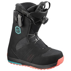 Ботинки сноубордические Salomon 16-17 Ivy Boa SJ Bk/Teal Blue/Bk - 39,0 EUR