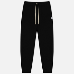 Мужские брюки Reigning Champ Midweight Terry Slim, цвет чёрный